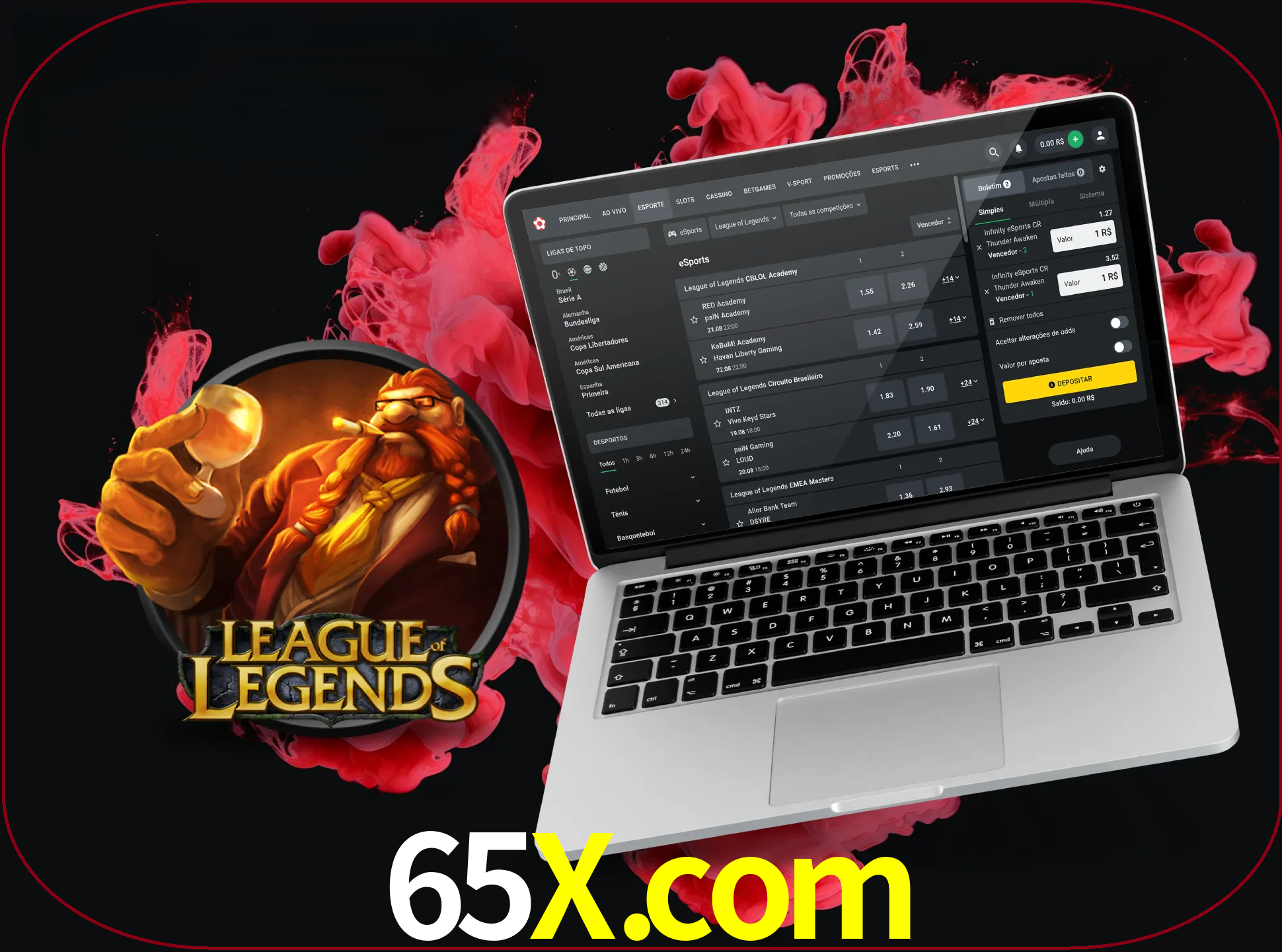 Se é um fã deste jogo, muitos torneios fantásticos que o vão surpreender estão disponíveis no 65x.